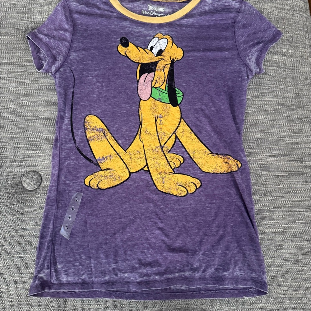Disney Kids Purple and Yellow Pluto Tee